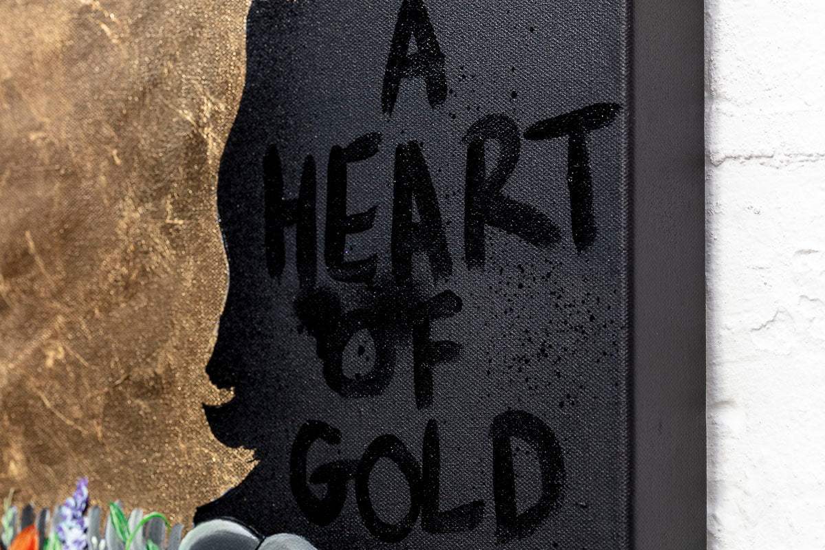 A Golden Love - Original - SOLD by artist Becky Smith - Wyecliffe Galleries