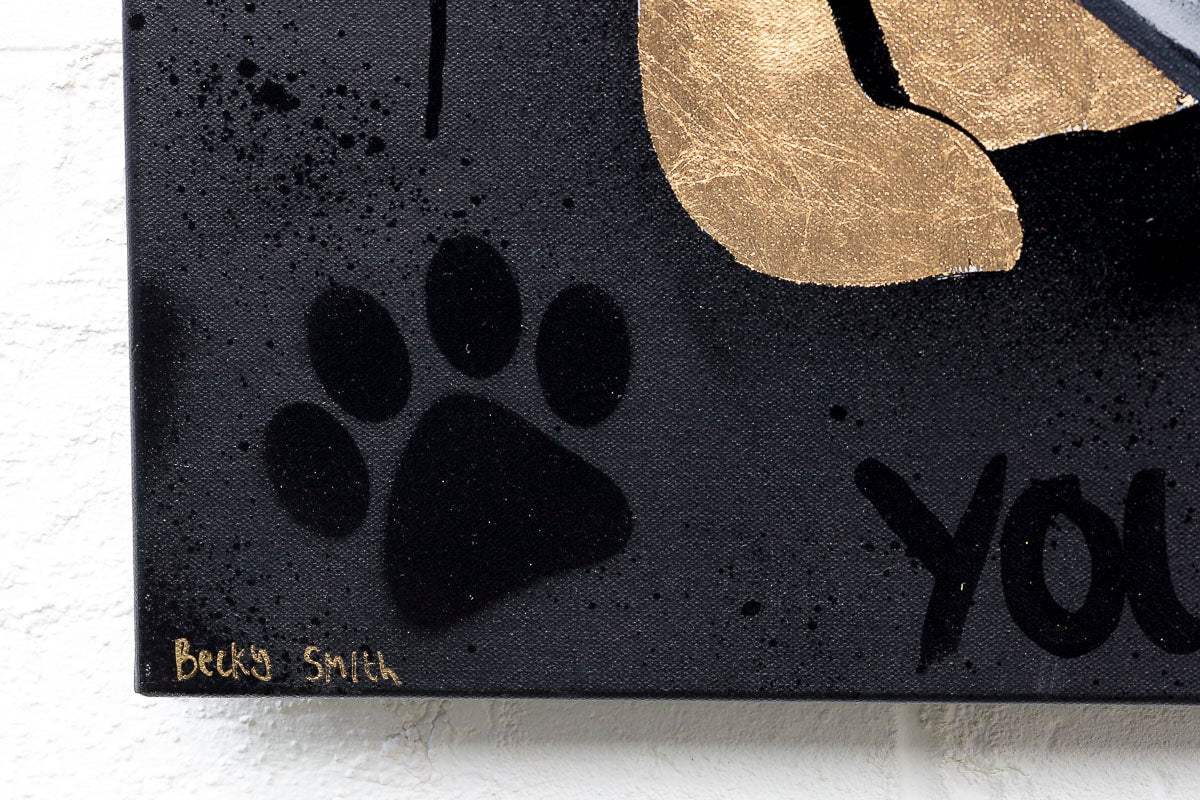 A Golden Love - Original - SOLD by artist Becky Smith - Wyecliffe Galleries