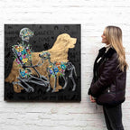 A Golden Love - Original - SOLD by artist Becky Smith - Wyecliffe Galleries