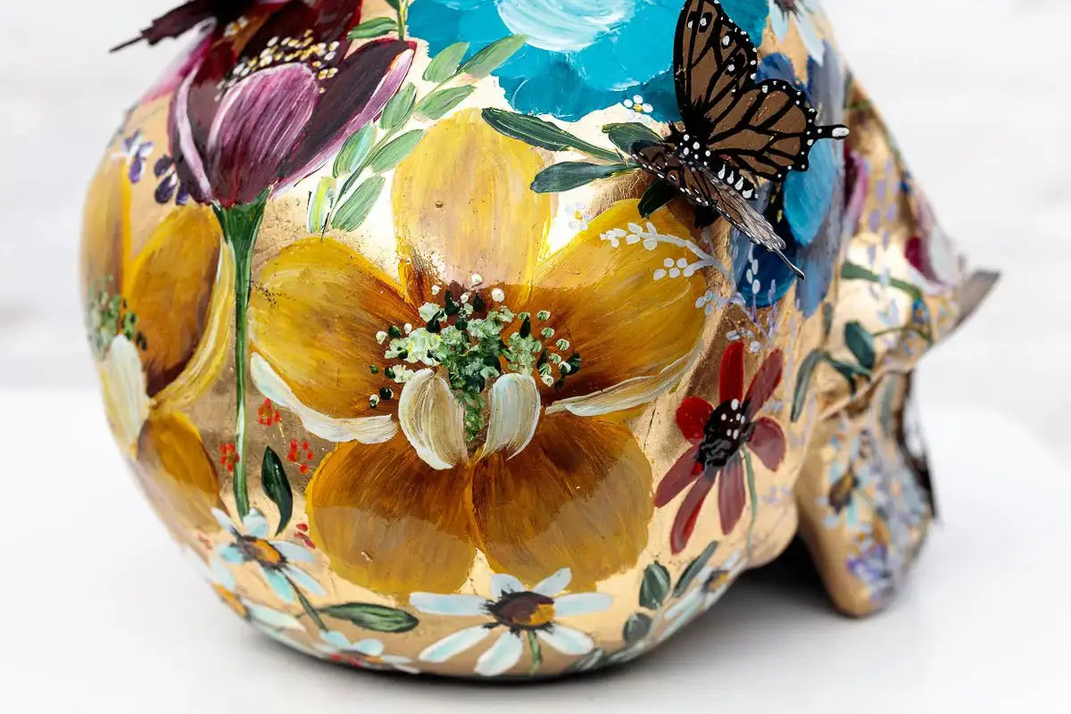 A Golden Mind - Original Sculpture - SOLD by artist Becky Smith - Wyecliffe Galleries