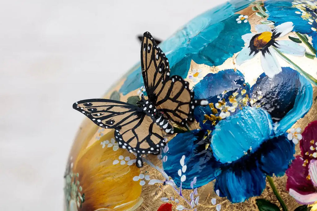 A Golden Mind - Original Sculpture - SOLD by artist Becky Smith - Wyecliffe Galleries