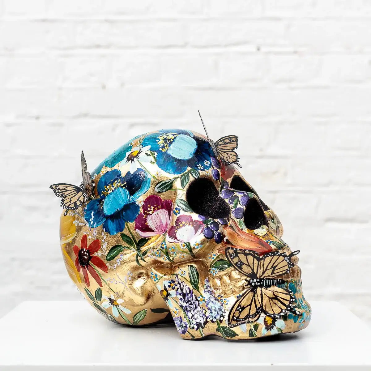 A Golden Mind - Original Sculpture - SOLD by artist Becky Smith - Wyecliffe Galleries