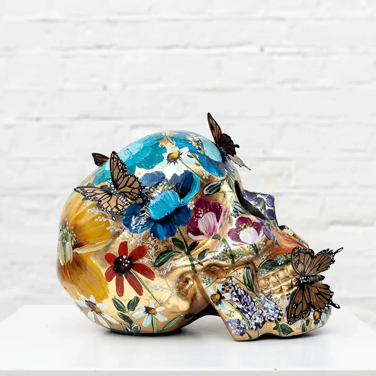 A Golden Mind - Original Sculpture - SOLD by artist Becky Smith - Wyecliffe Galleries