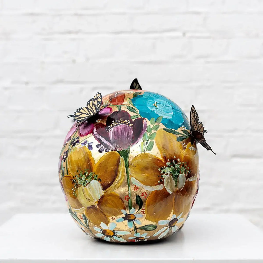 A Golden Mind - Original Sculpture - SOLD by artist Becky Smith - Wyecliffe Galleries