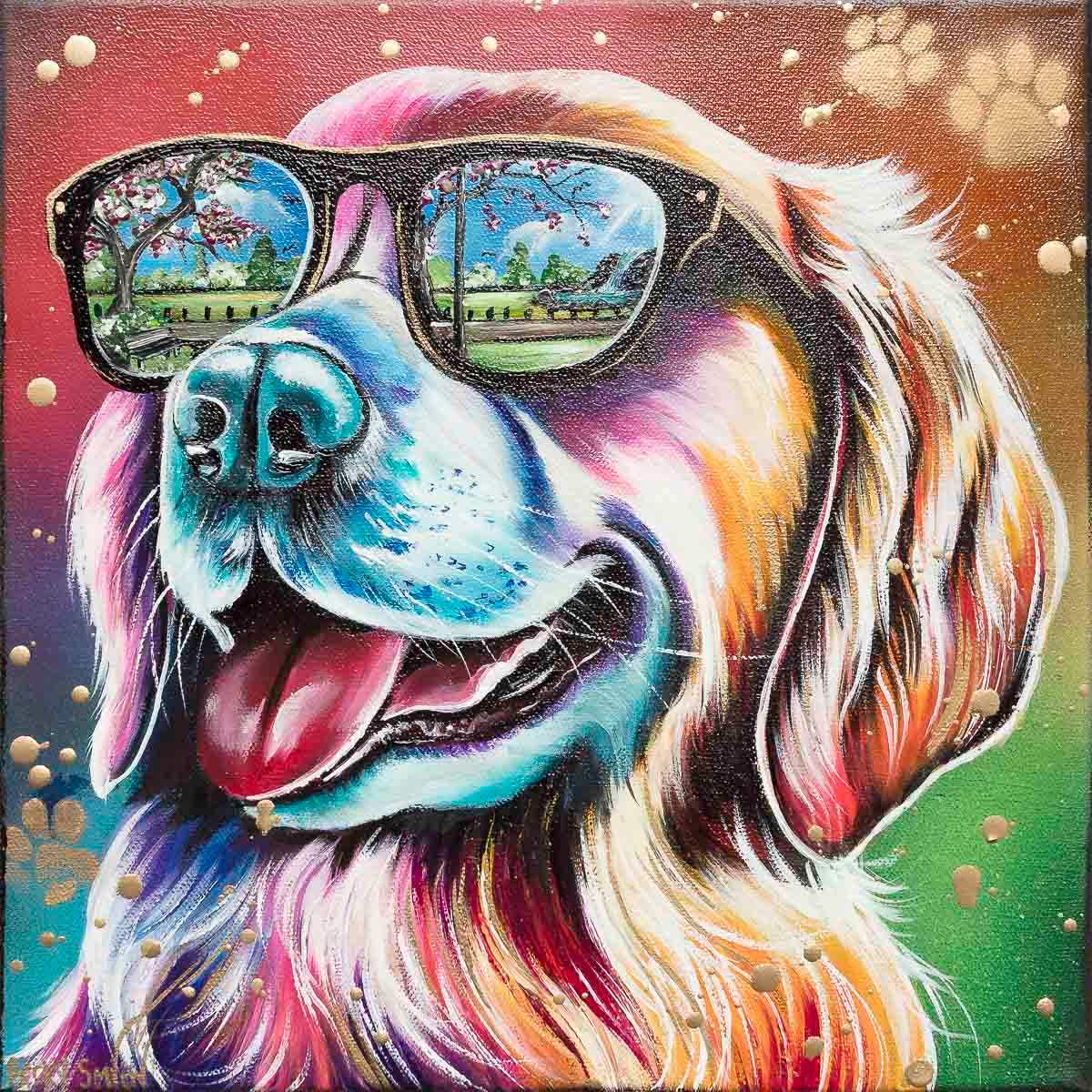 A Heart of Gold - Original - SOLD by artist Becky Smith - Wyecliffe Galleries