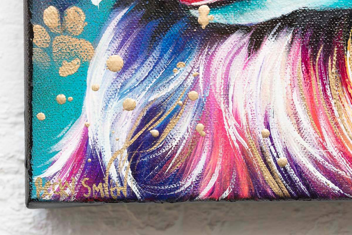 A Heart of Gold - Original - SOLD by artist Becky Smith - Wyecliffe Galleries