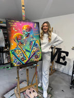 A Love That Knows No Bounds - Original - SOLD by artist Becky Smith - Wyecliffe Galleries