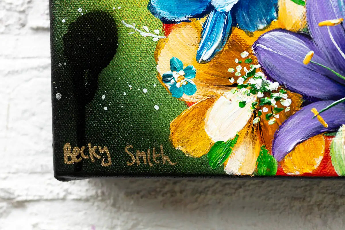 A Love That Knows No Bounds - Original - SOLD by artist Becky Smith - Wyecliffe Galleries