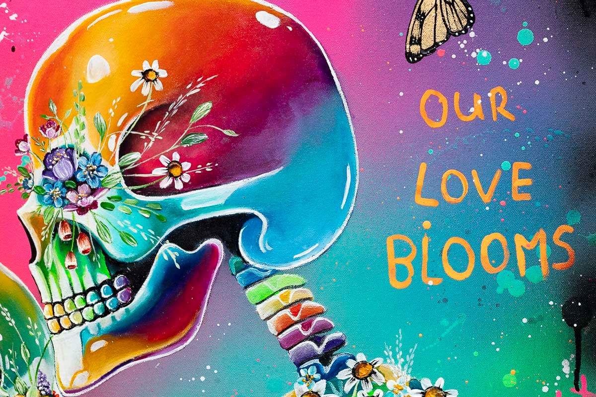 A Love That Knows No Bounds - Original - SOLD by artist Becky Smith - Wyecliffe Galleries