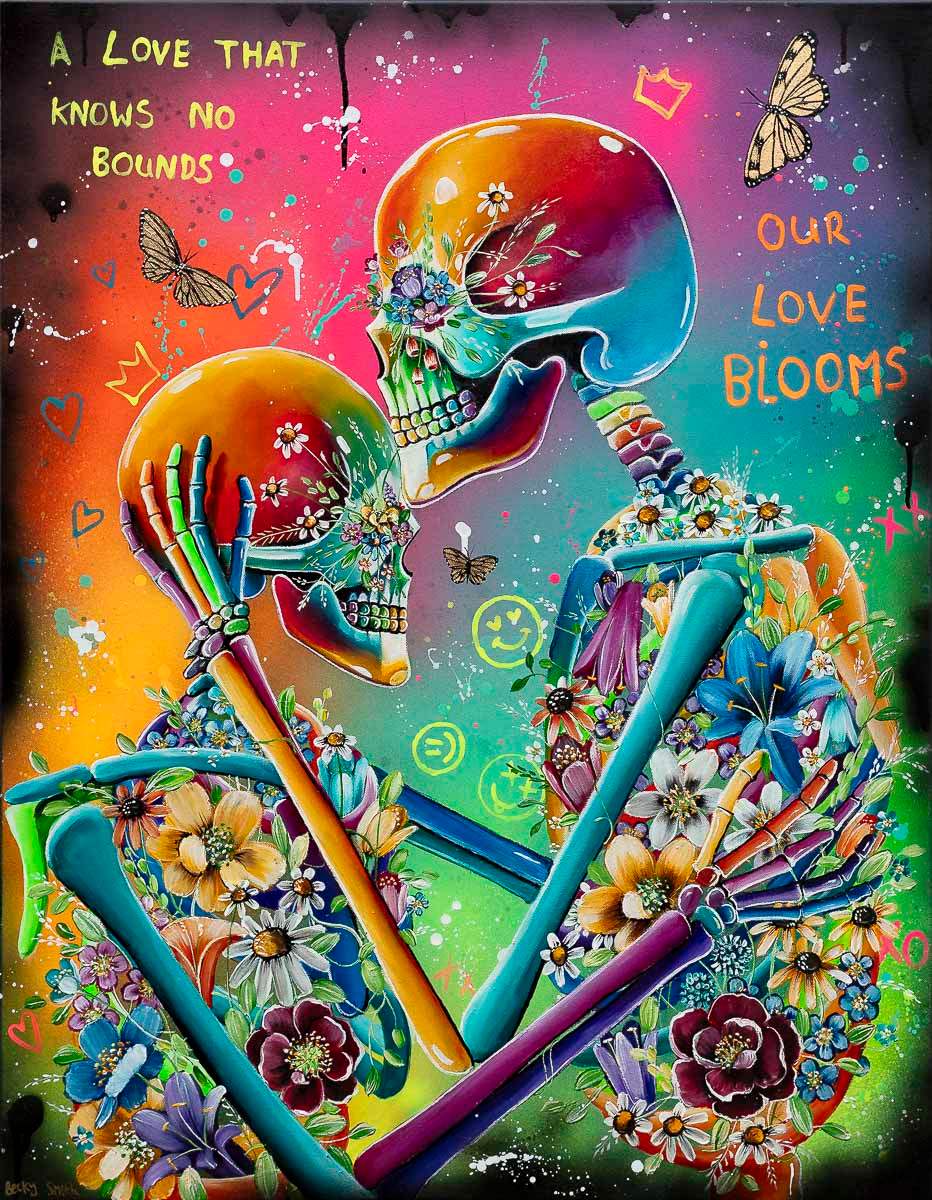 A Love That Knows No Bounds - Original - SOLD by artist Becky Smith - Wyecliffe Galleries