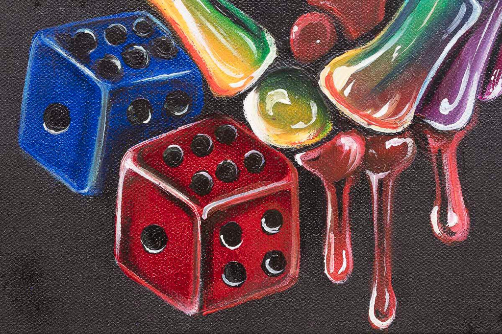 A Lucky Hand - Original - SOLD by artist Becky Smith - Wyecliffe Galleries