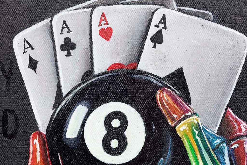 A Lucky Hand - Original - SOLD by artist Becky Smith - Wyecliffe Galleries