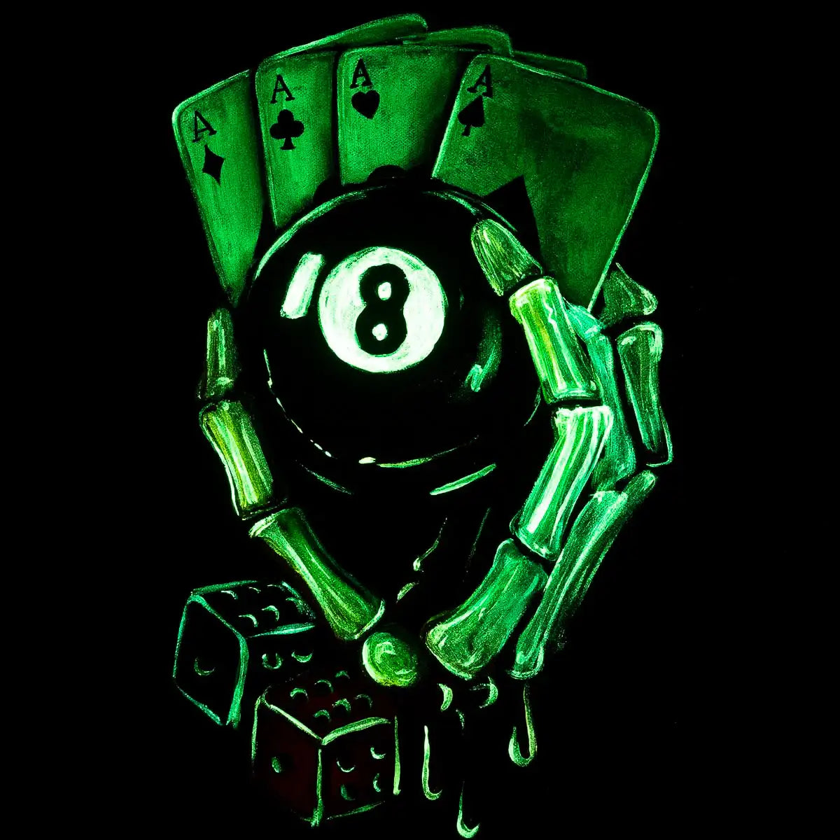 A Lucky Hand - Original - SOLD by artist Becky Smith - Wyecliffe Galleries