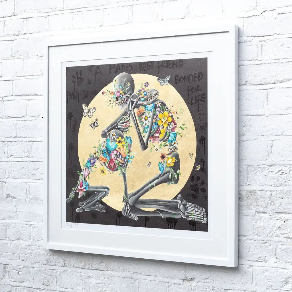 A Man's Best Friend - Artist Proof - SOLD by artist Becky Smith - Wyecliffe Galleries