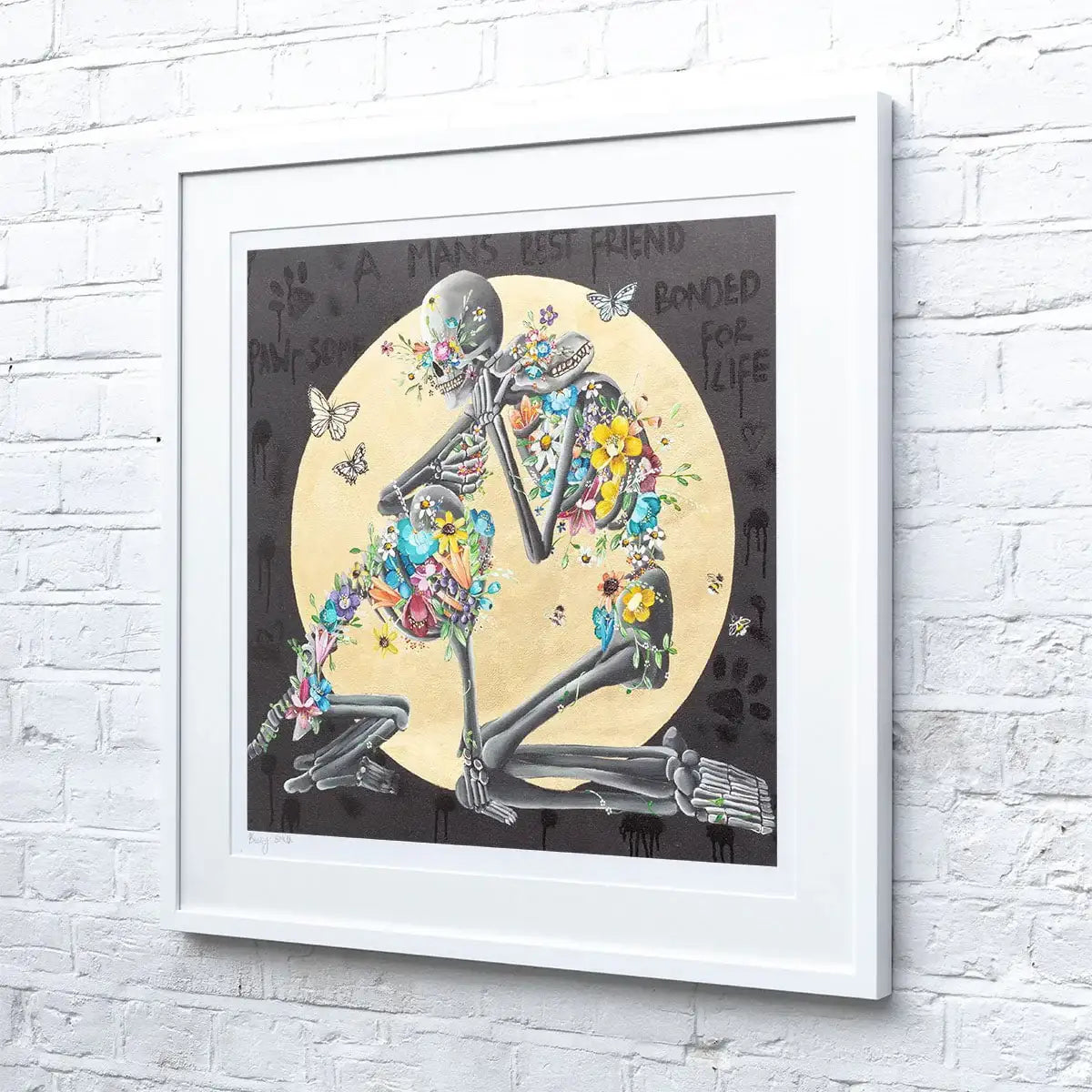 A Man's Best Friend - Artist Proof - SOLD by artist Becky Smith - Wyecliffe Galleries