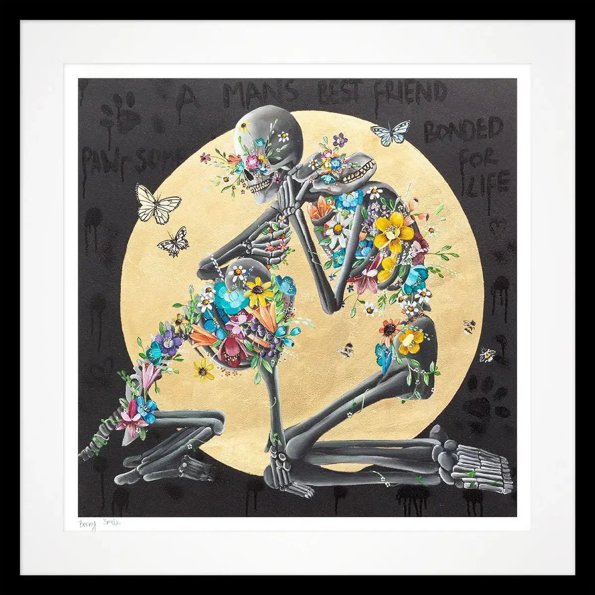 A Man's Best Friend - Artist Proof - SOLD by artist Becky Smith - Wyecliffe Galleries