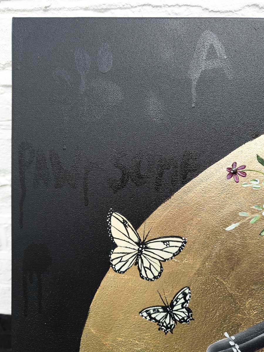 A Man's Best Friend - Original - SOLD by artist Becky Smith - Wyecliffe Galleries