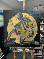 A Man's Best Friend - Original - SOLD by artist Becky Smith - Wyecliffe Galleries