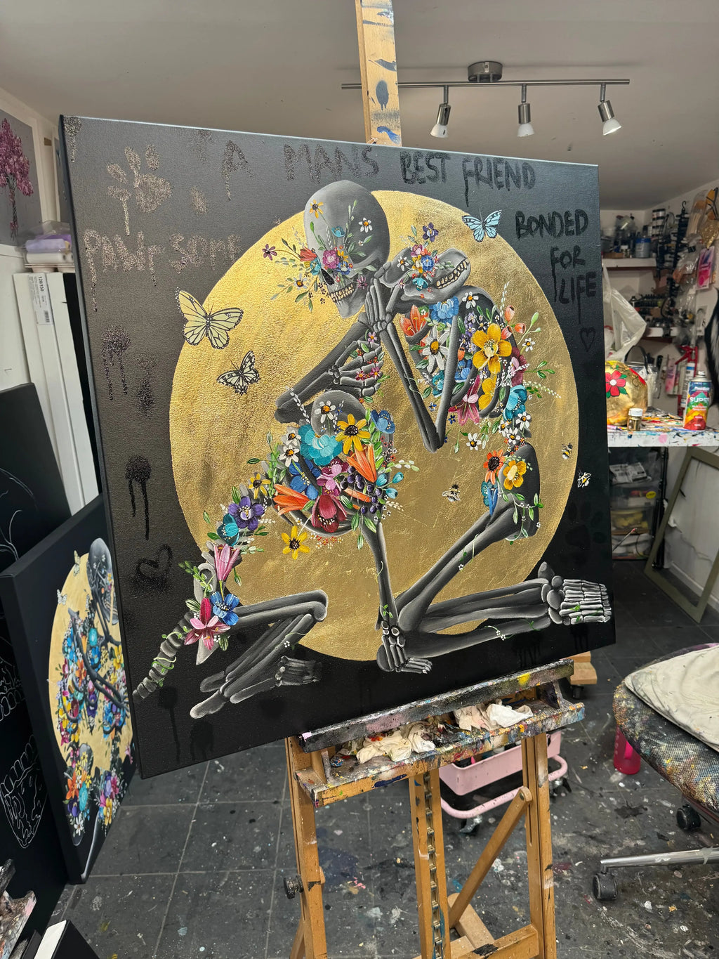 A Man's Best Friend - Original - SOLD by artist Becky Smith - Wyecliffe Galleries