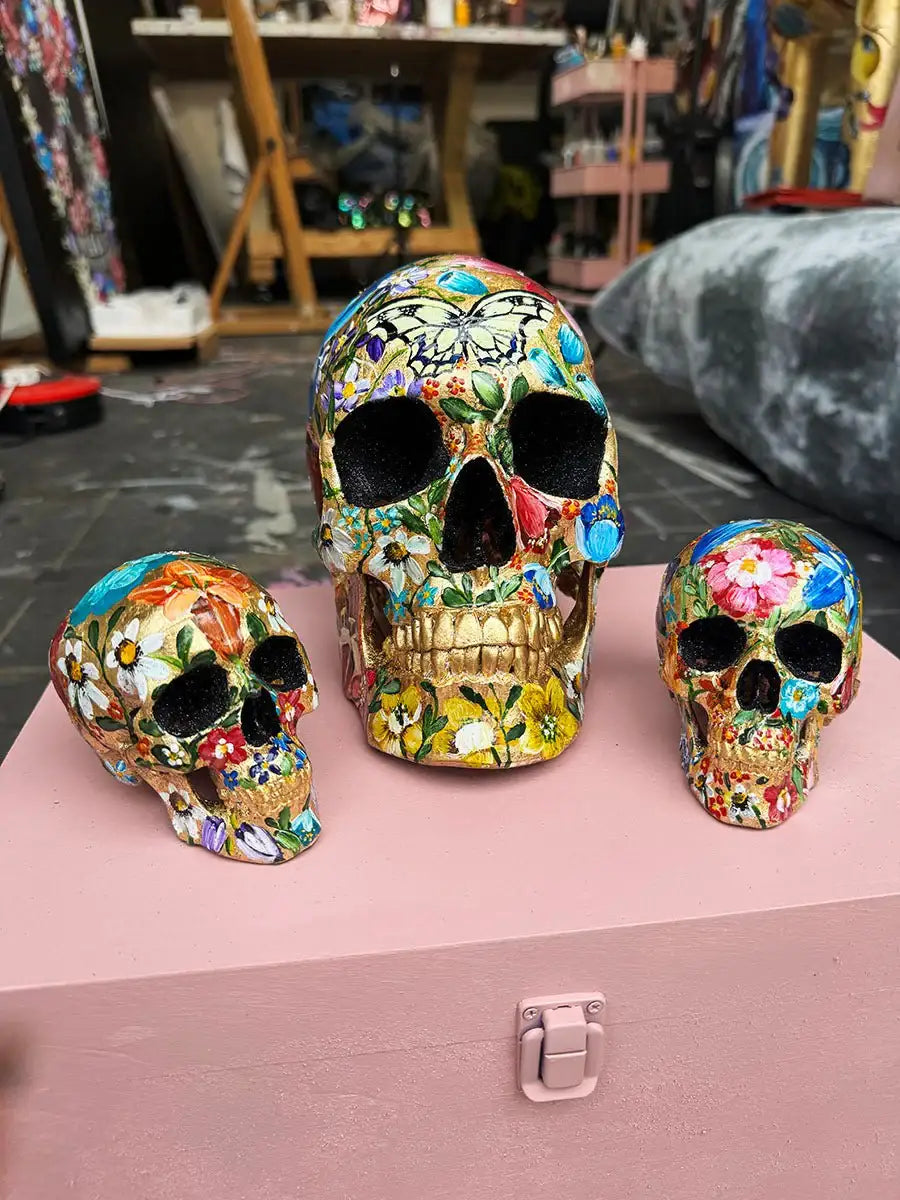 A Mind Of Your Own - Original Sculptures - SET of 3 - SOLD by artist Becky Smith - Wyecliffe Galleries