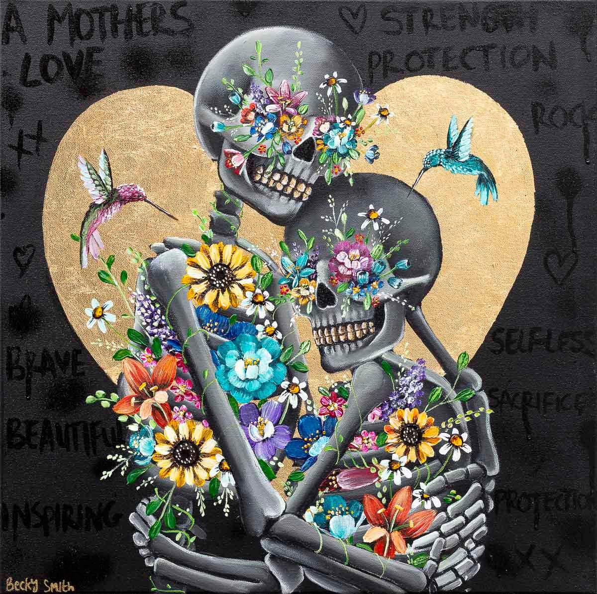 A Mother's Love - Original - SOLD by artist Becky Smith - Wyecliffe Galleries