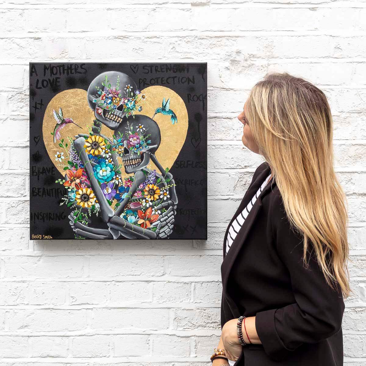 A Mother's Love - Original - SOLD by artist Becky Smith - Wyecliffe Galleries