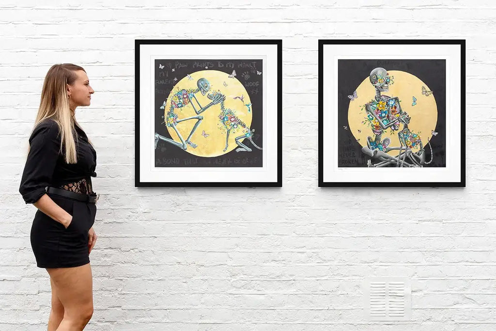 A Purrfect Love and Paw Prints To My Heart - Artist Proof Set by artist Becky Smith - Wyecliffe Galleries