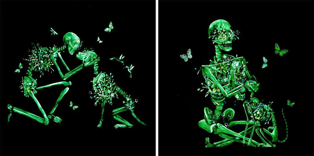 A Purrfect Love and Paw Prints To My Heart - Artist Proof Set by artist Becky Smith - Wyecliffe Galleries