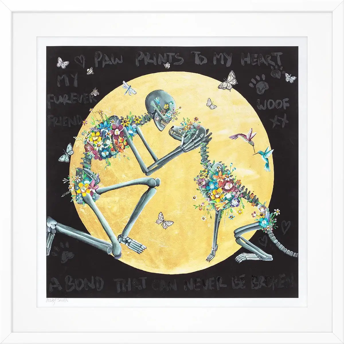 A Purrfect Love and Paw Prints To My Heart - Artist Proof Set by artist Becky Smith - Wyecliffe Galleries