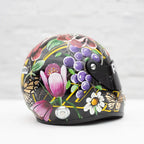 A Race With Nature - Original Hand-Painted F1 Helmet by artist Becky Smith - Wyecliffe Galleries