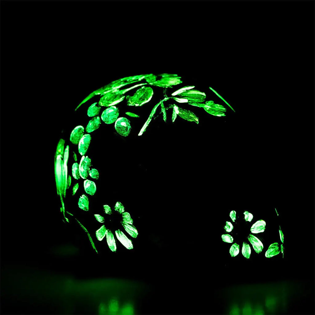 A Race With Nature - Original Hand-Painted F1 Helmet by artist Becky Smith - Wyecliffe Galleries