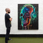 Addicted To The Beat - Original by artist Becky Smith - Wyecliffe Galleries