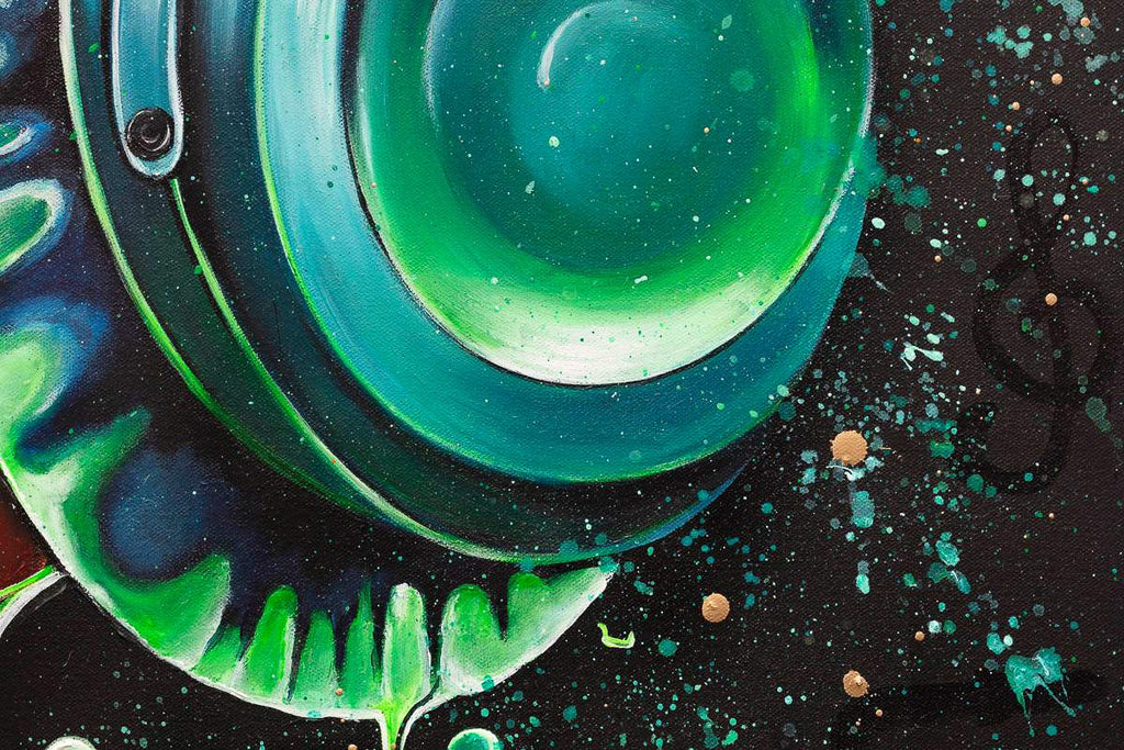 Addicted To The Beat - Original by artist Becky Smith - Wyecliffe Galleries