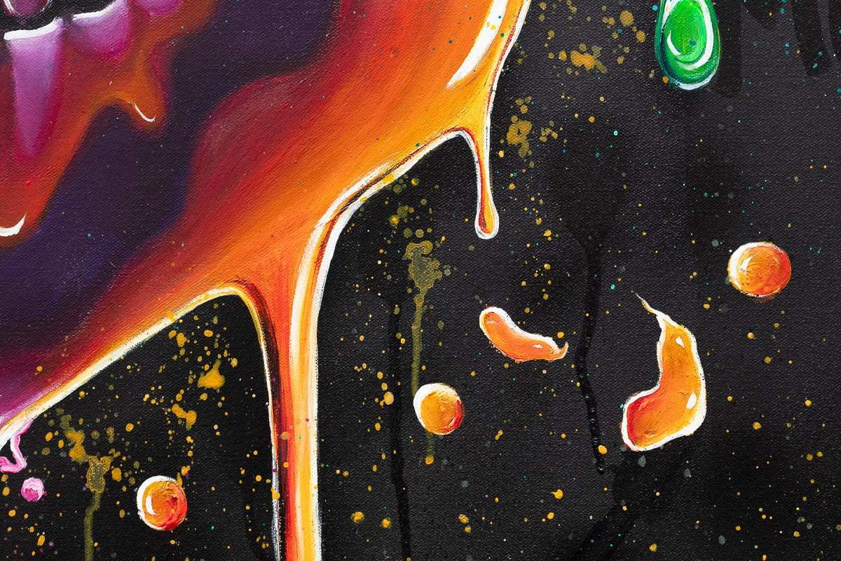 Addicted To The Beat - Original by artist Becky Smith - Wyecliffe Galleries