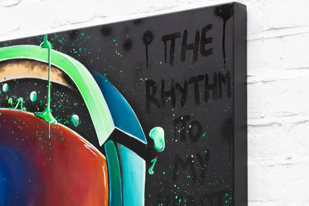 Addicted To The Beat - Original by artist Becky Smith - Wyecliffe Galleries