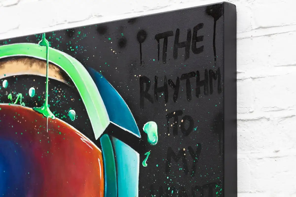 Addicted To The Beat - Original by artist Becky Smith - Wyecliffe Galleries