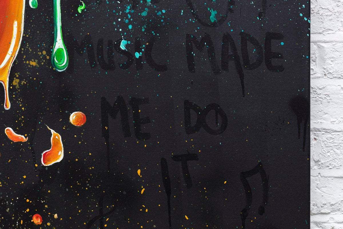 Addicted To The Beat - Original by artist Becky Smith - Wyecliffe Galleries