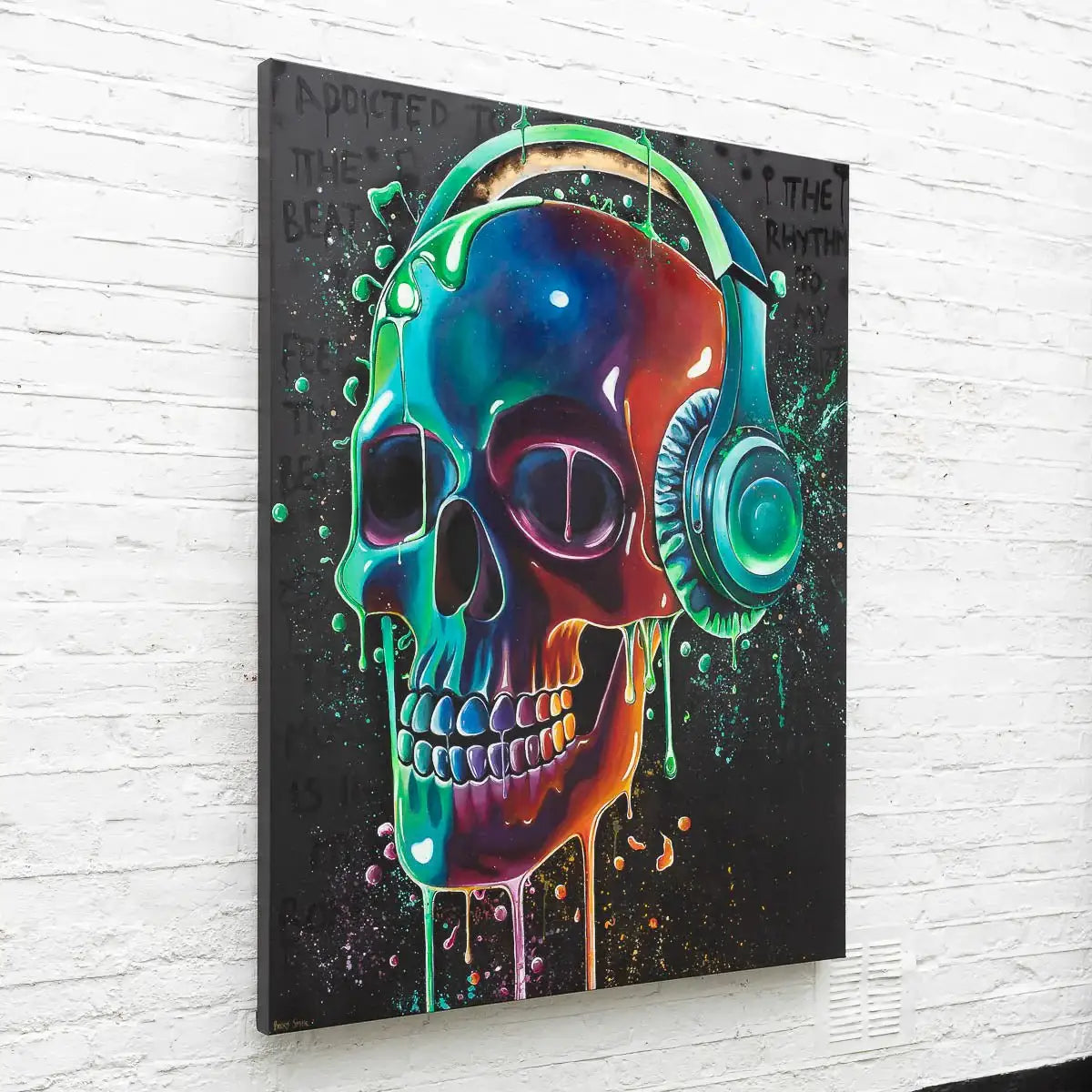 Addicted To The Beat - Original by artist Becky Smith - Wyecliffe Galleries