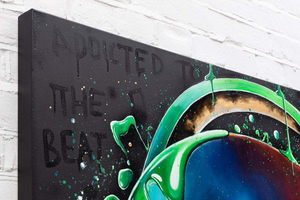Addicted To The Beat - Original by artist Becky Smith - Wyecliffe Galleries