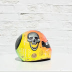 Adrenaline - Original Hand-Painted F1 Helmet - SOLD by artist Becky Smith - Wyecliffe Galleries