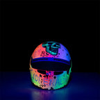 Adrenaline - Original Hand-Painted F1 Helmet - SOLD by artist Becky Smith - Wyecliffe Galleries