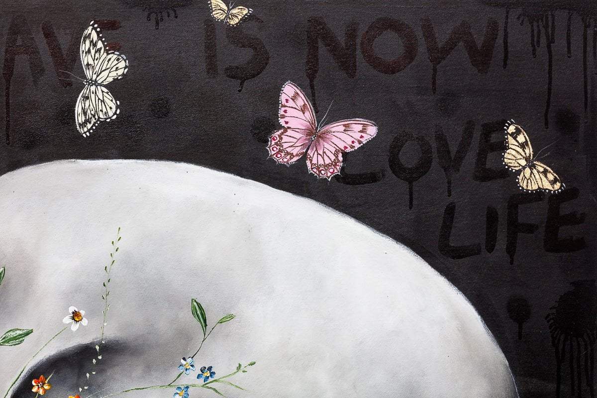 All We Have Is Now - Original - SOLD by artist Becky Smith - Wyecliffe Galleries