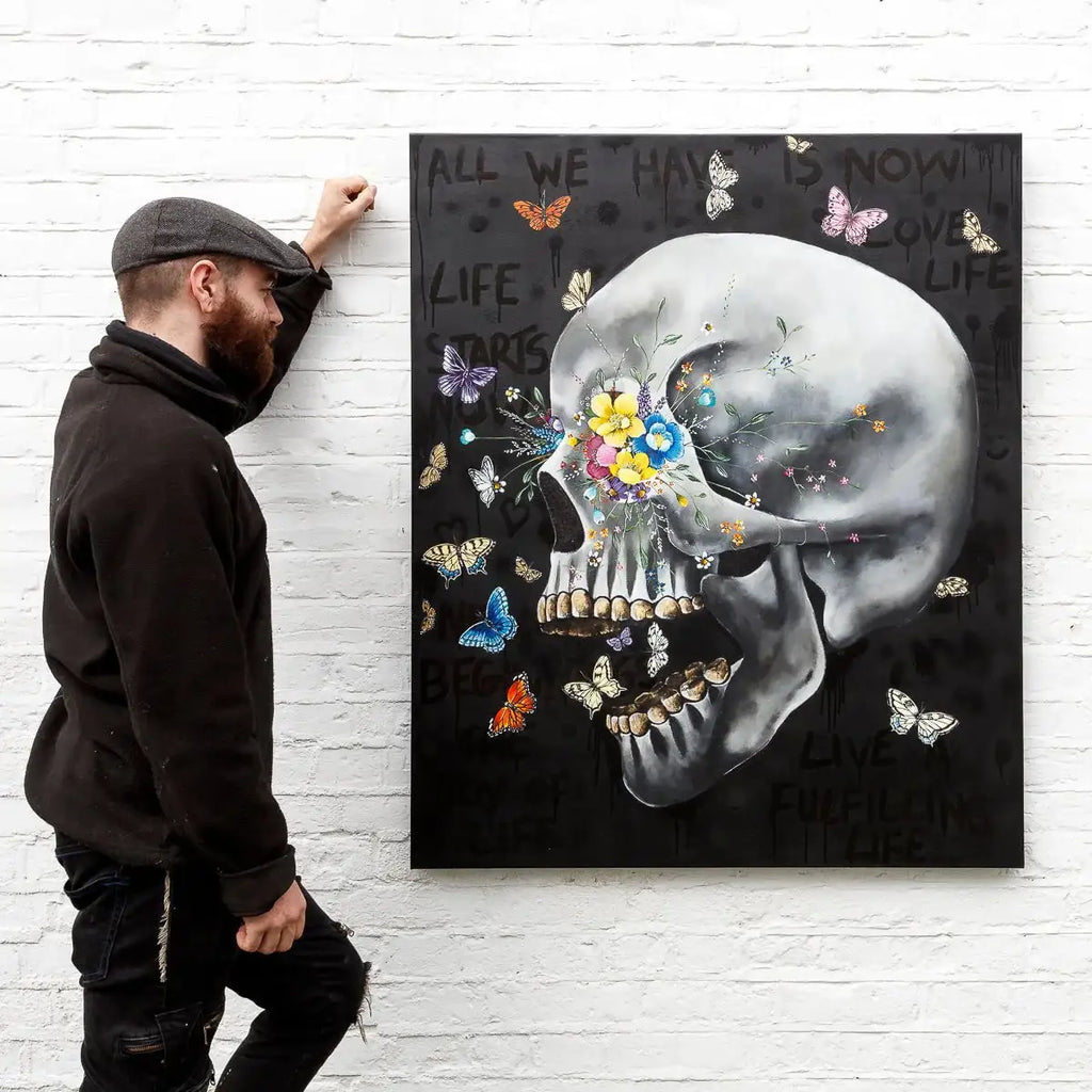 All We Have Is Now - Original - SOLD by artist Becky Smith - Wyecliffe Galleries