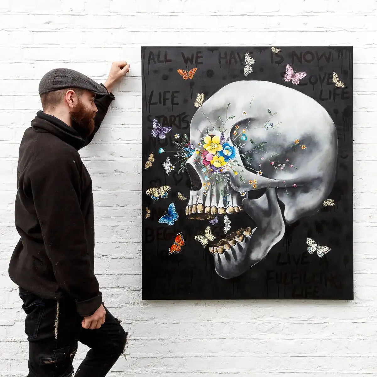 All We Have Is Now - Original - SOLD by artist Becky Smith - Wyecliffe Galleries