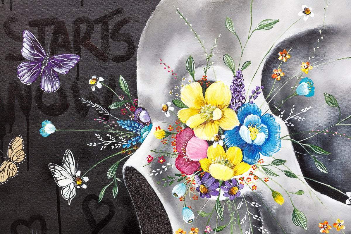 All We Have Is Now - Original - SOLD by artist Becky Smith - Wyecliffe Galleries
