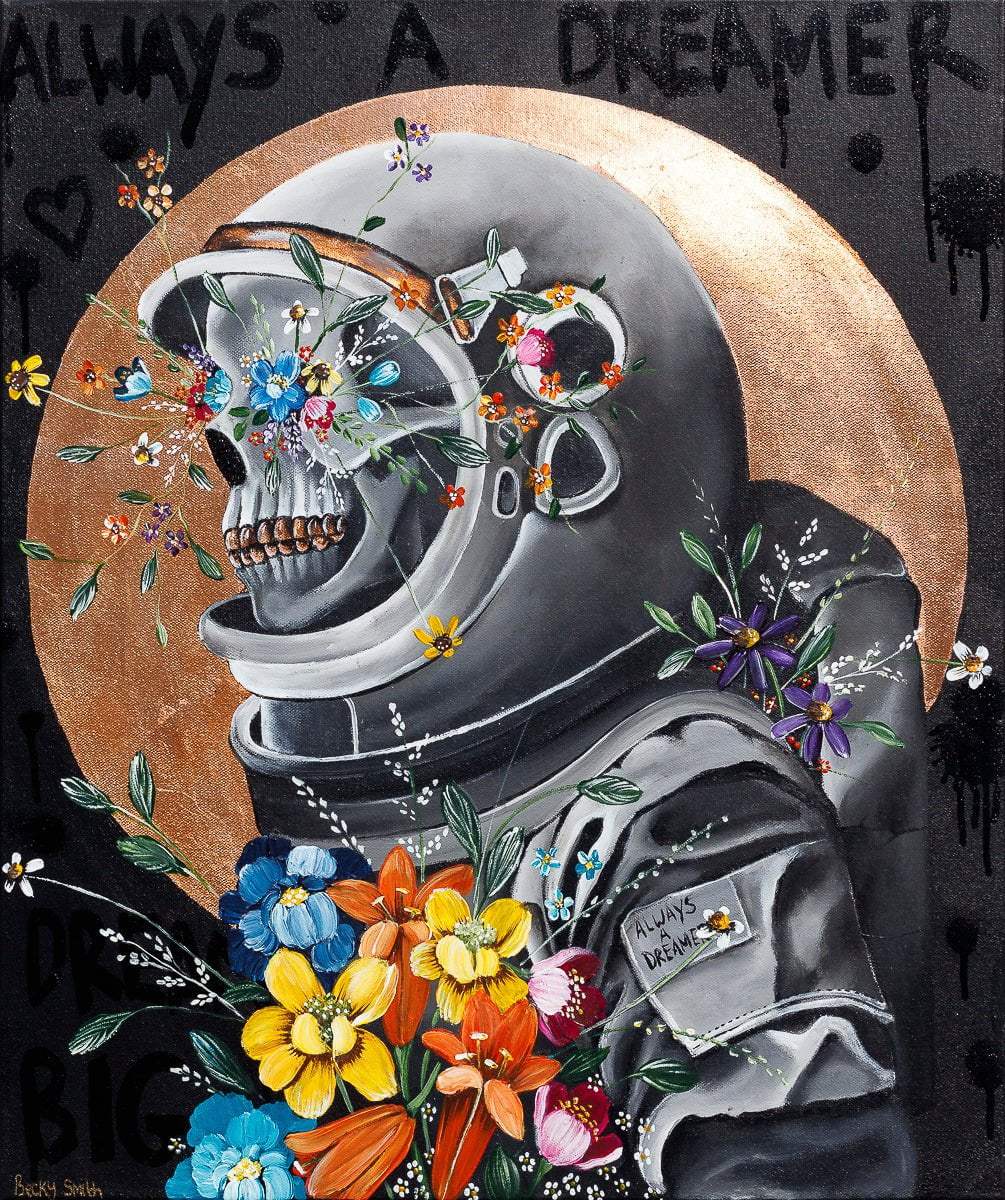 Always A Dreamer - Original - SOLD by artist Becky Smith - Wyecliffe Galleries