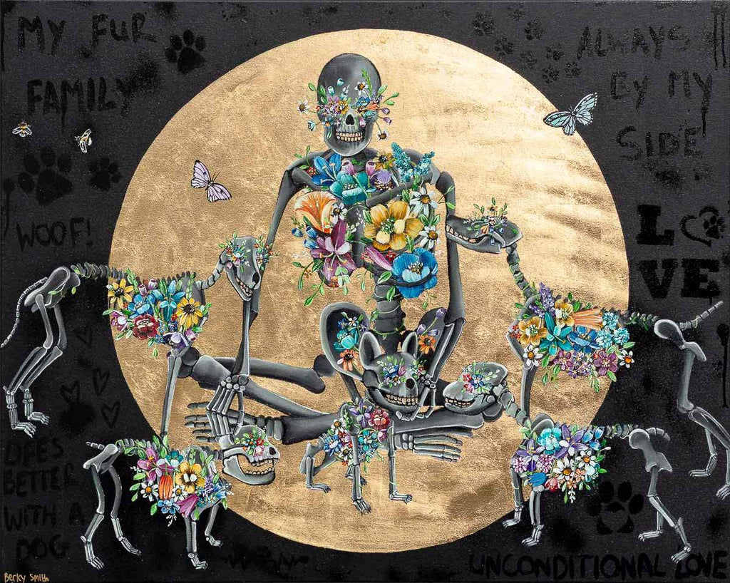 Always By My Side - Original - SOLD by artist Becky Smith - Wyecliffe Galleries