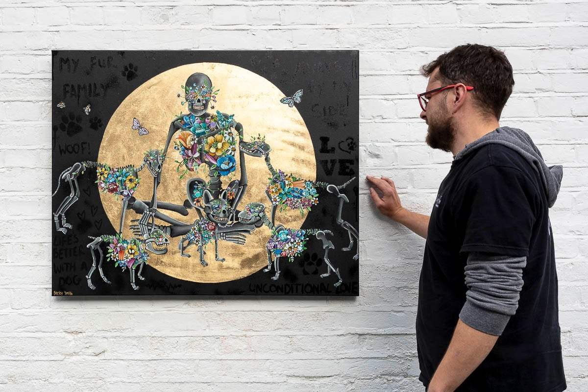 Always By My Side - Original - SOLD by artist Becky Smith - Wyecliffe Galleries