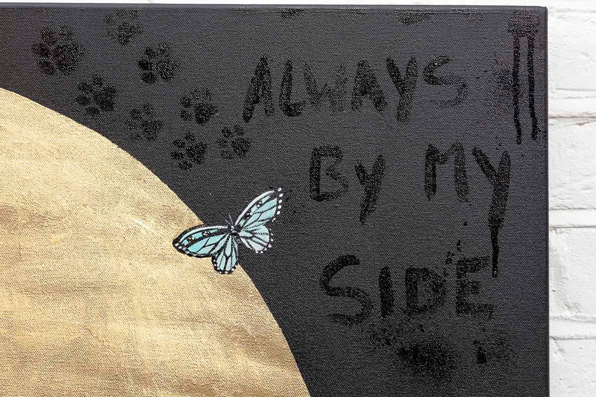 Always By My Side - Original - SOLD by artist Becky Smith - Wyecliffe Galleries
