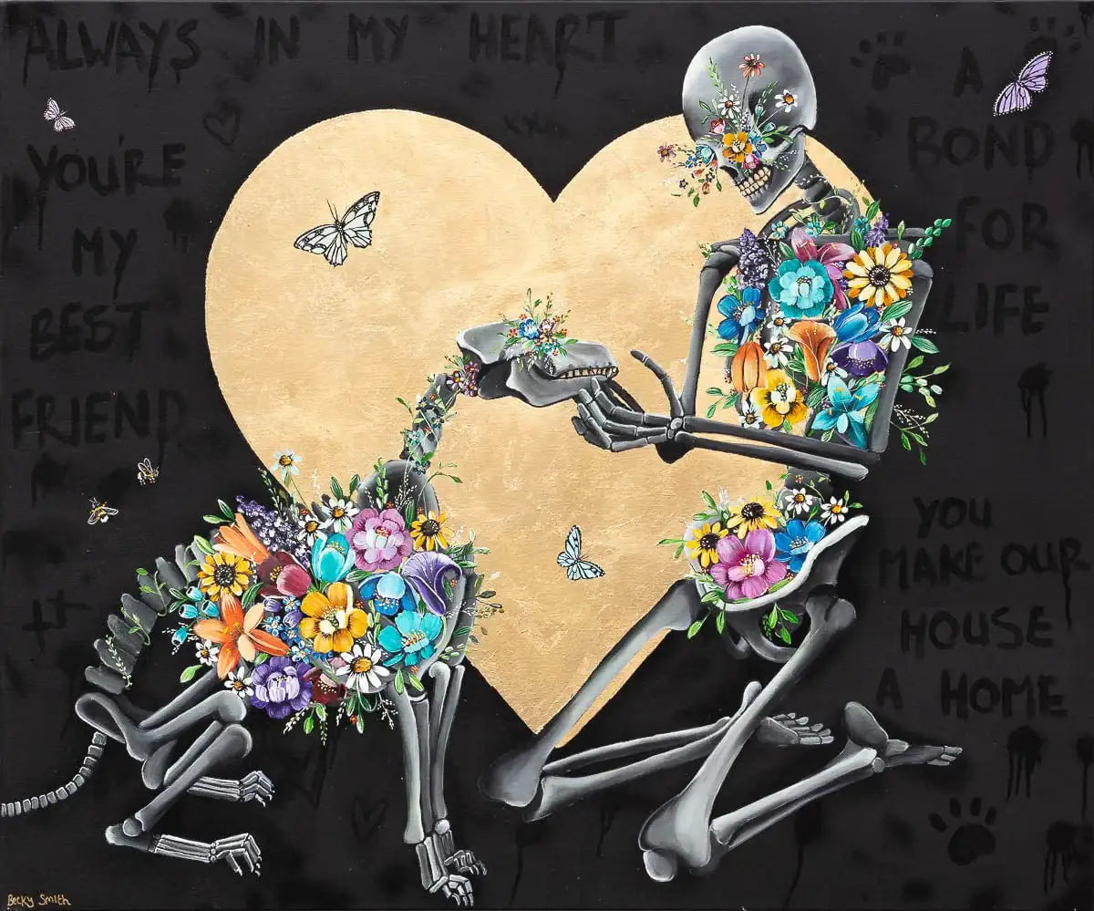 Always In My Heart - Original - SOLD by artist Becky Smith - Wyecliffe Galleries